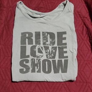 Ride,love,show Tee Free With Purchase of breeches